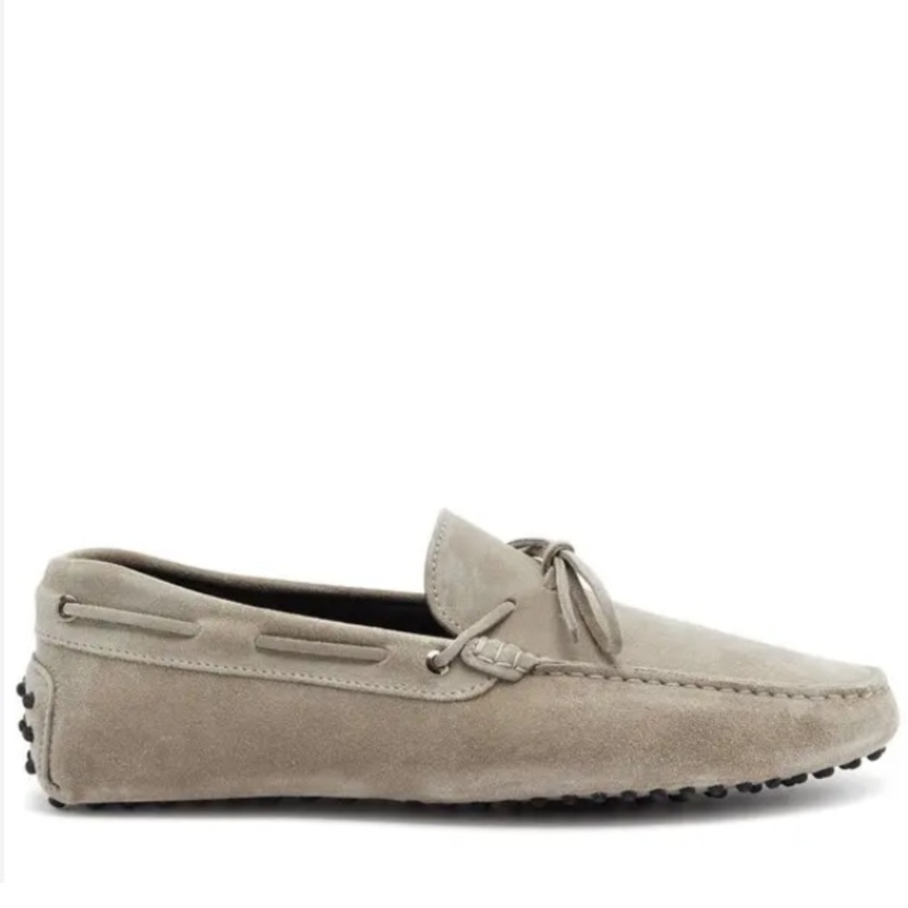 Aurelien sand suede driving loafers